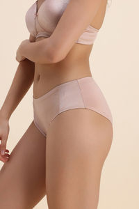 Zivame Shimmering Secrets Regular Rise Full Coverage Hipster Panty - Mahagony Rose — thumbnail 2